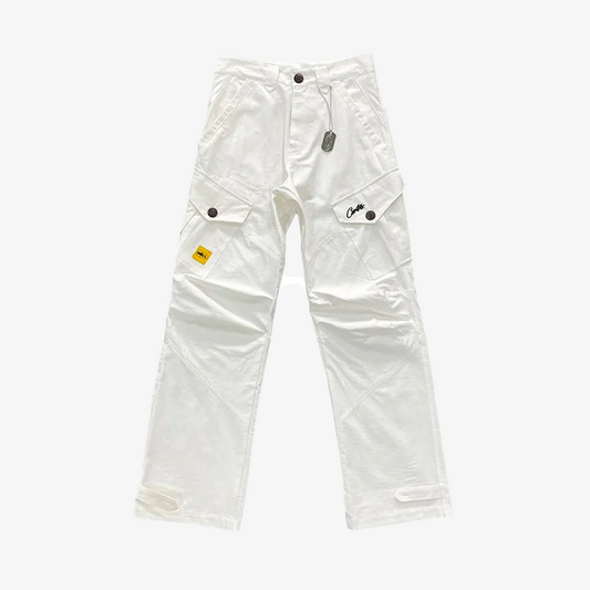 Corteiz Storm Cargos White