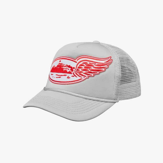 Corteiz Wing Trucker Cap Grey