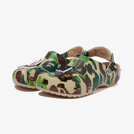 Crocs Classic Clog A Bathing Ape ABC Camo Green