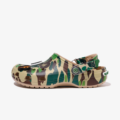 Crocs Classic Clog A Bathing Ape ABC Camo Green