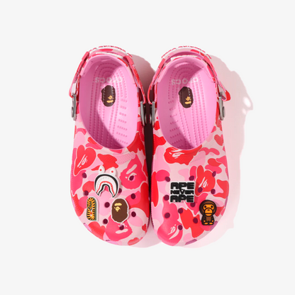 Crocs Classic Clog A Bathing Ape ABC Camo Pink