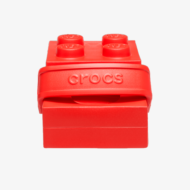 Lego x Crocs Brick Clog Red