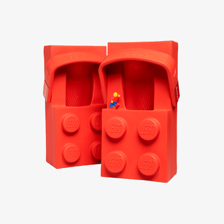 Lego x Crocs Brick Clog Red