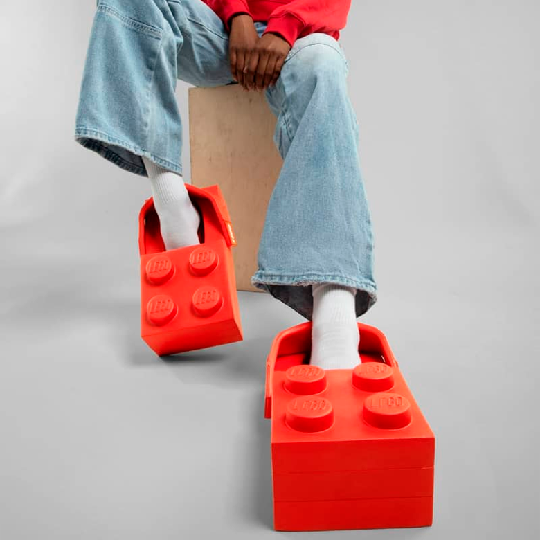 Lego x Crocs Brick Clog Red