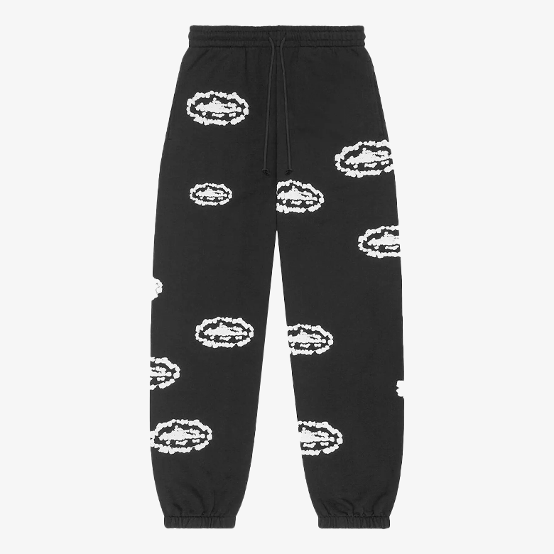 Corteiz Denim Tears Island Wreath Pants Black