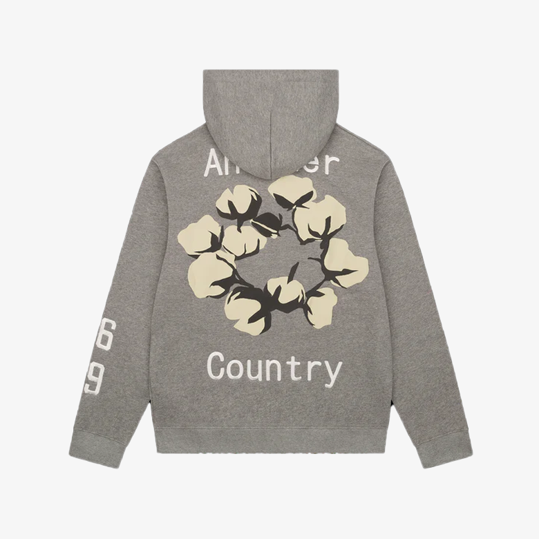 Denim Tears x CPFM Cactus Tears Hoodie Grey