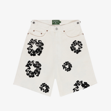 Denim Tears The Cotton Wreath Jean Short White
