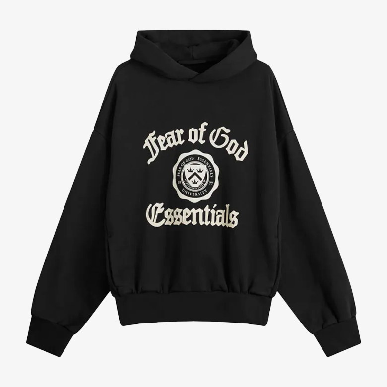 Fear of God ESSENTIALS Heavy Fleece Vintage Shrunken Hoodie