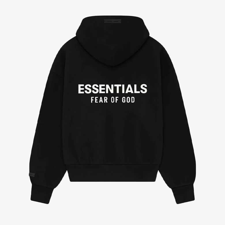 Fear of God Essentials Hoodie Jet Black