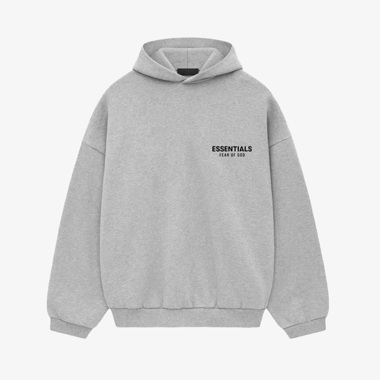 Fear of God Essentials Hoodie Light Header Gray