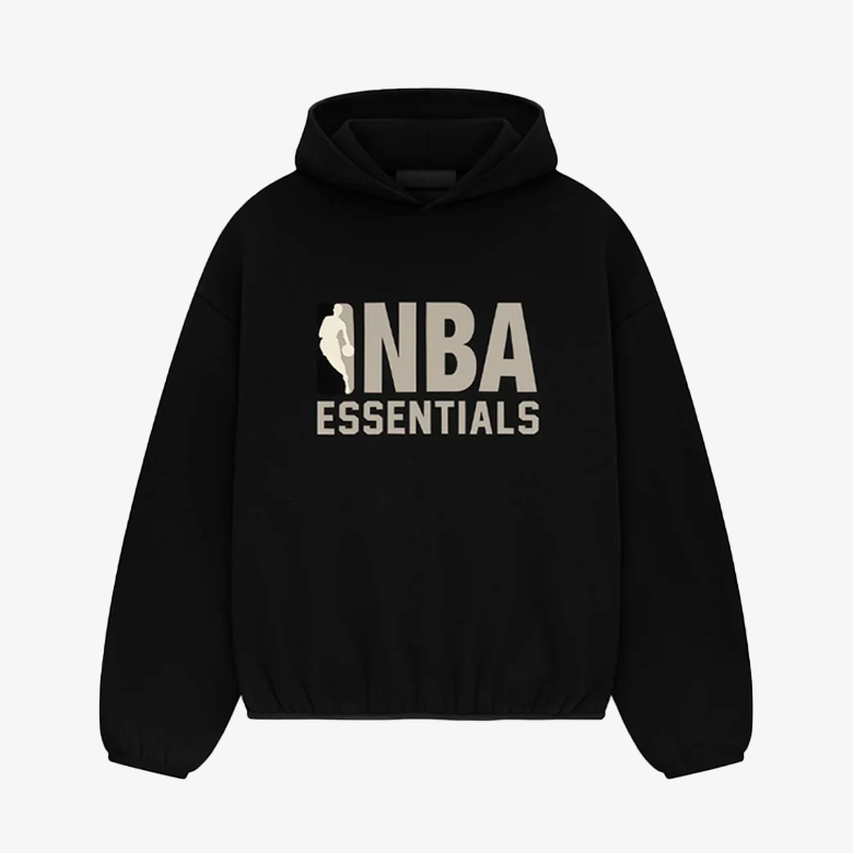 Fear of God Essentials NBA Black Hoodie