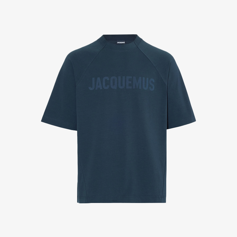 JACQUEMUS Les Sculptures Tee Blue