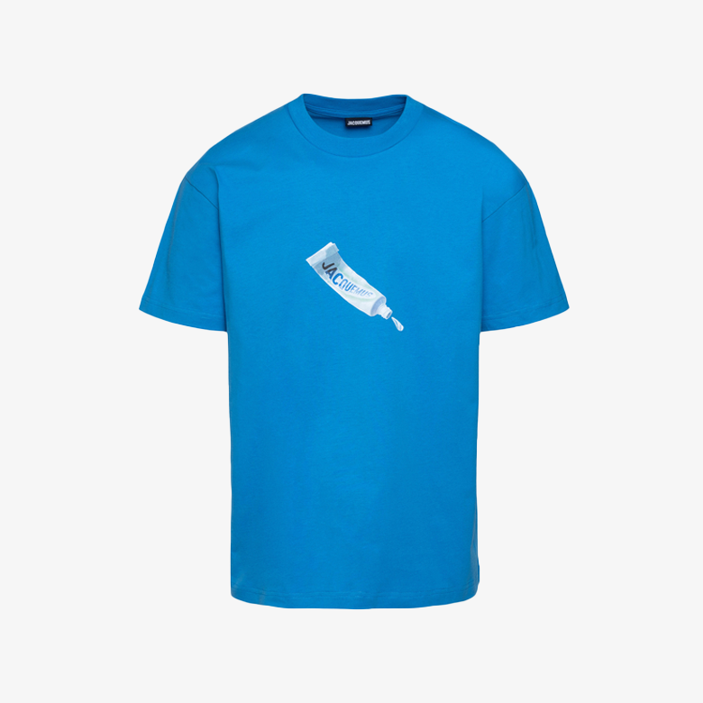 JACQUEMUS Toothpaste Light Blue Tee