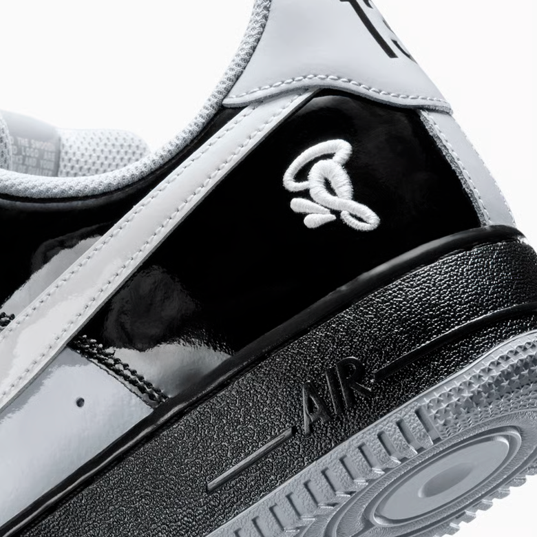 Nike Air Force 1 Low X Syna Central Cee - Black White Smoke Grey