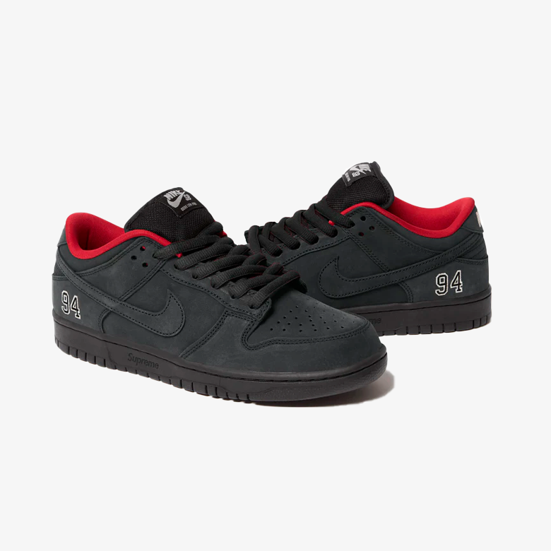 Nike Dunk Low Sb Supreme 94 Black