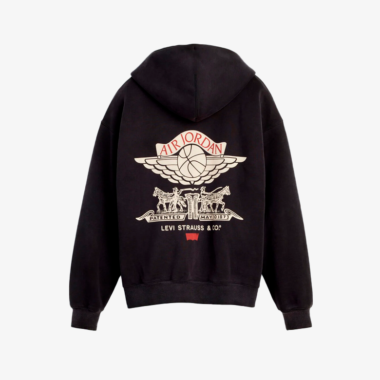 Levi's x Jordan Full Zip Hoodie Black