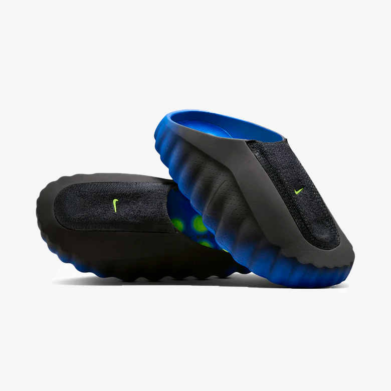 Nike Mind 001 Flyknit Slide Hyper Royal Black