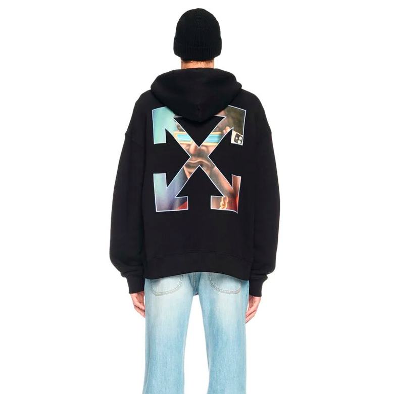 Off-White Black Barber Arrow Hoodie