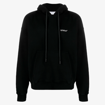 Off-White Scratch Arrow Skate Hoodie Black