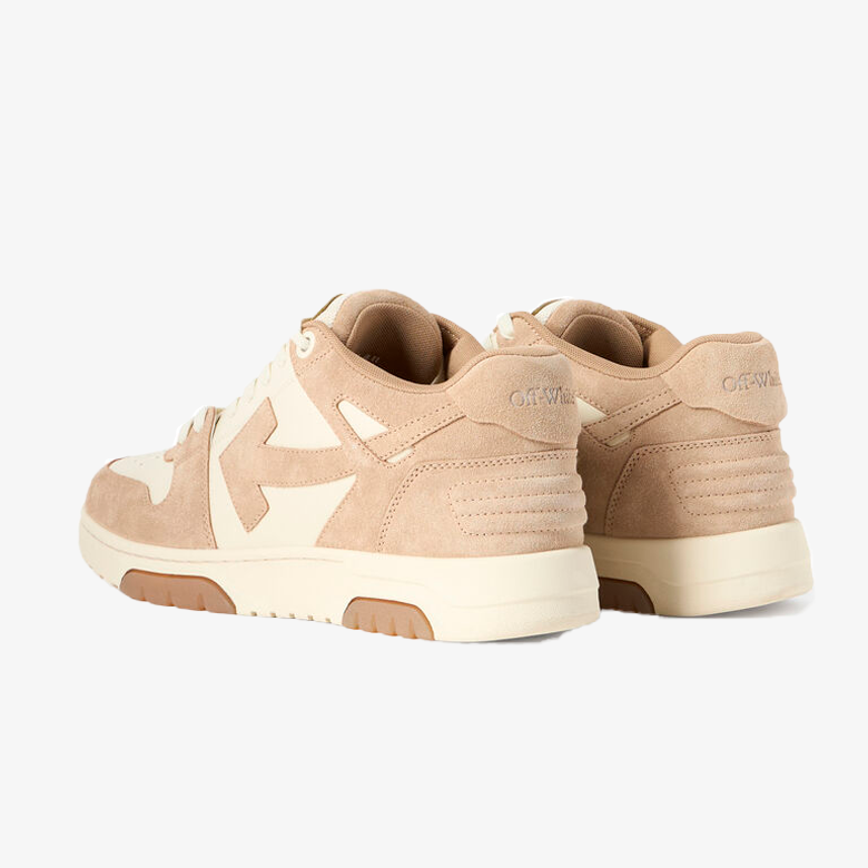 OFF-WHITE Out Of Office Low Tops Beige Brown