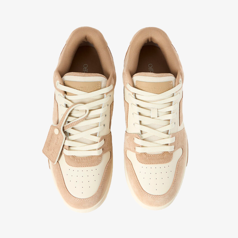 OFF-WHITE Out Of Office Low Tops Beige Brown