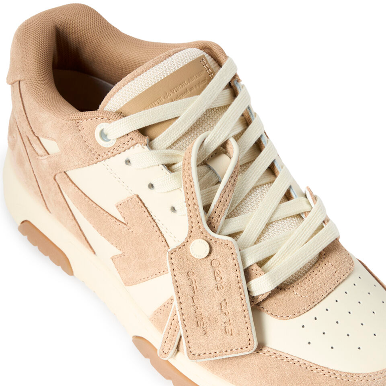 OFF-WHITE Out Of Office Low Tops Beige Brown