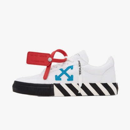 Off-White Vulcanized Low Canvas White Blue