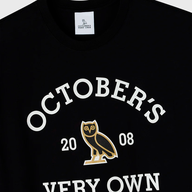 OVO Drake Collegiate Tee Black