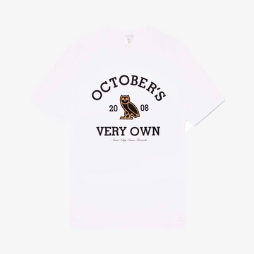 OVO Drake Collegiate Tee White