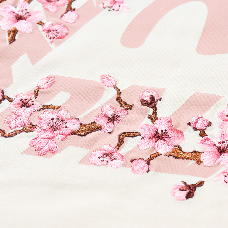 Palace x Evisu Tri-ferg Sakura Embroidery Tee White