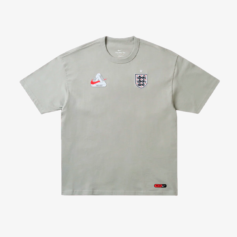 Palace x Nike England T-shirt Pewter Grey