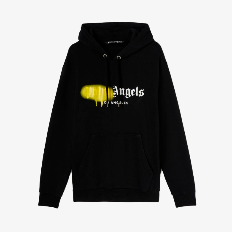 Palm Angels Los Angeles Sprayed Hoodie Black