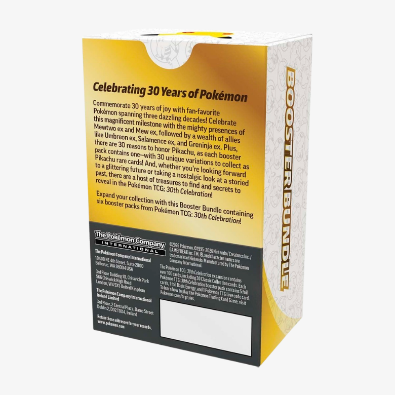 Pokémon 30th Celebration Booster Bundle