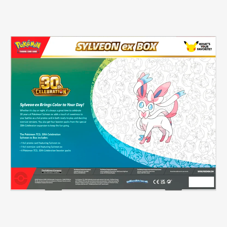 Pokémon 30th Celebration Ex Box Sylveon