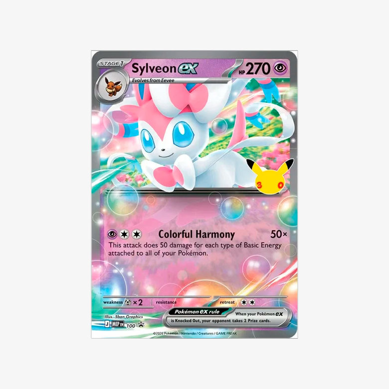 Pokémon 30th Celebration Ex Box Sylveon