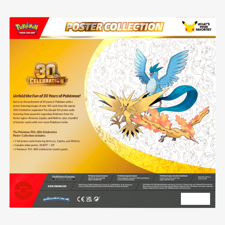 Pokémon 30th Celebration Poster Collection
