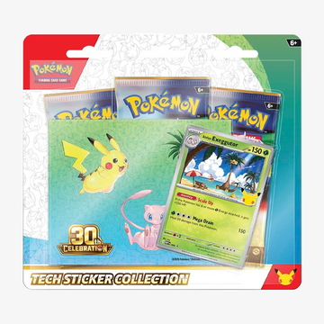Pokémon 30th Celebration Tech Sticker Collection Exeggutor Promo