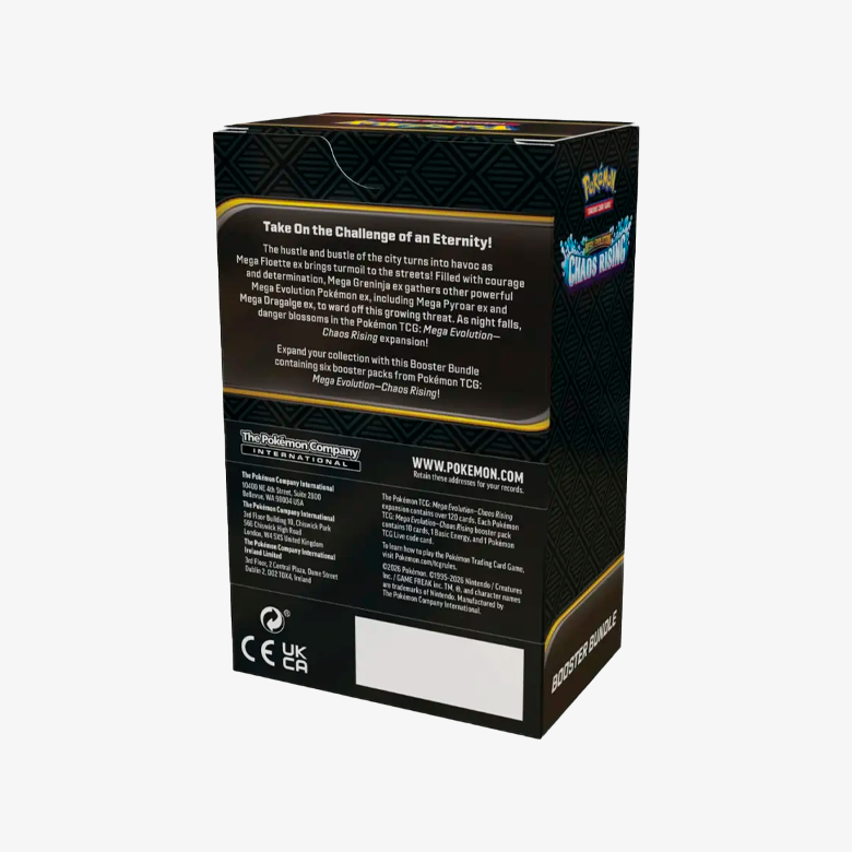 Pokémon Mega Evolution Chaos Rising Booster Bundle
