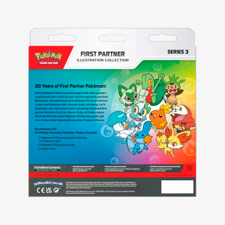 Pokémon First Partner Illustration Collection Series 3 - EN