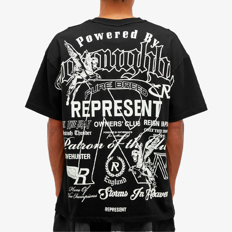 Represent Monochrome Icons T-shirt - Black