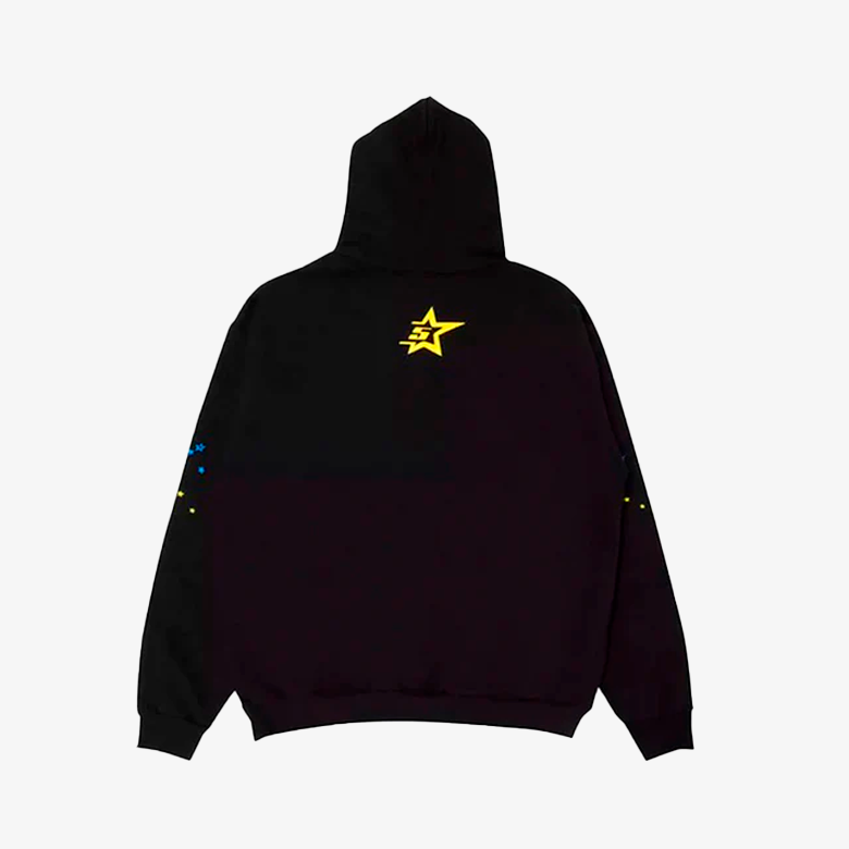 Sp5der P*NK Hoodie Black