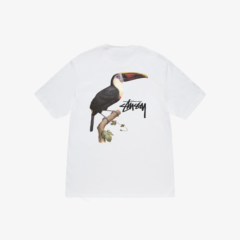 Stussy Toucan Tee White