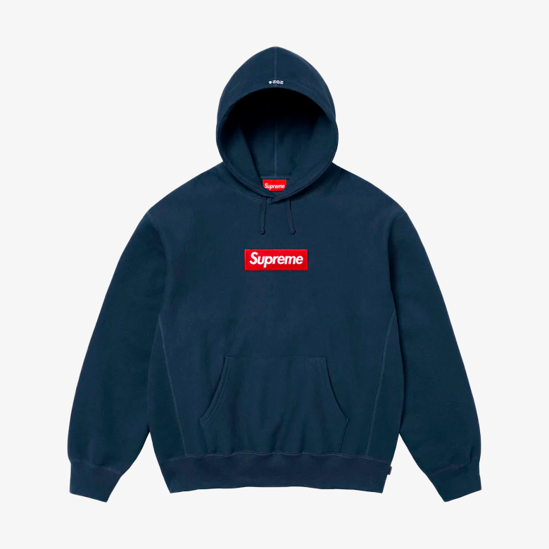 Supreme Box Logo Hooded (FW24) Navy