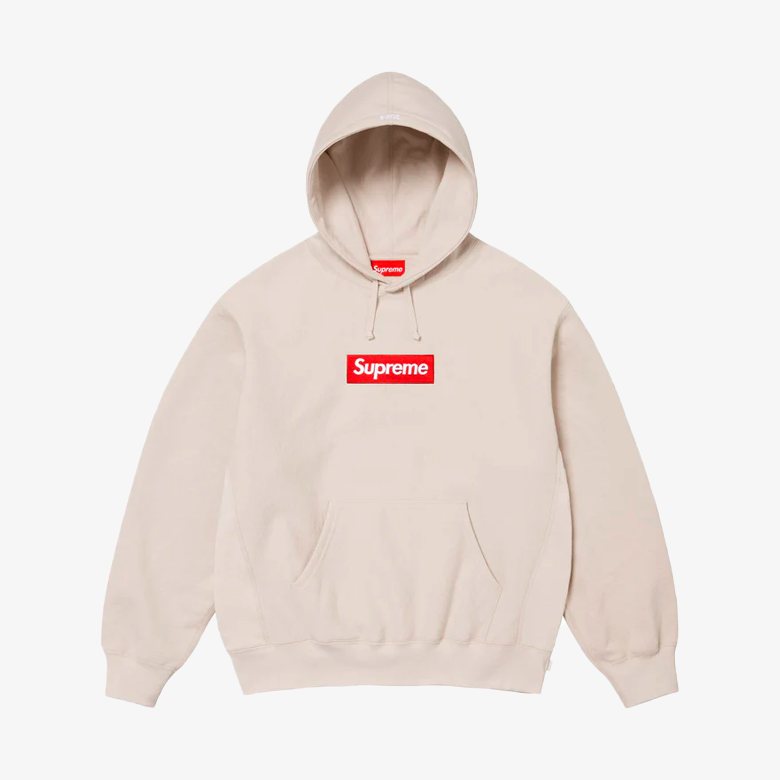 Supreme Box Logo Hooded (FW24) Stone