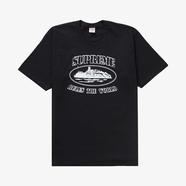 Supreme Corteiz Rules The World Tee Black