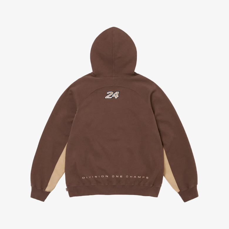 Supreme Division Hoodie Sweatshirt Brown