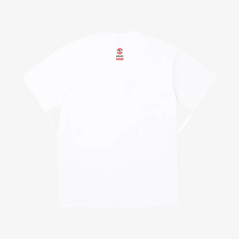 Supreme Ducati Bike Tee White