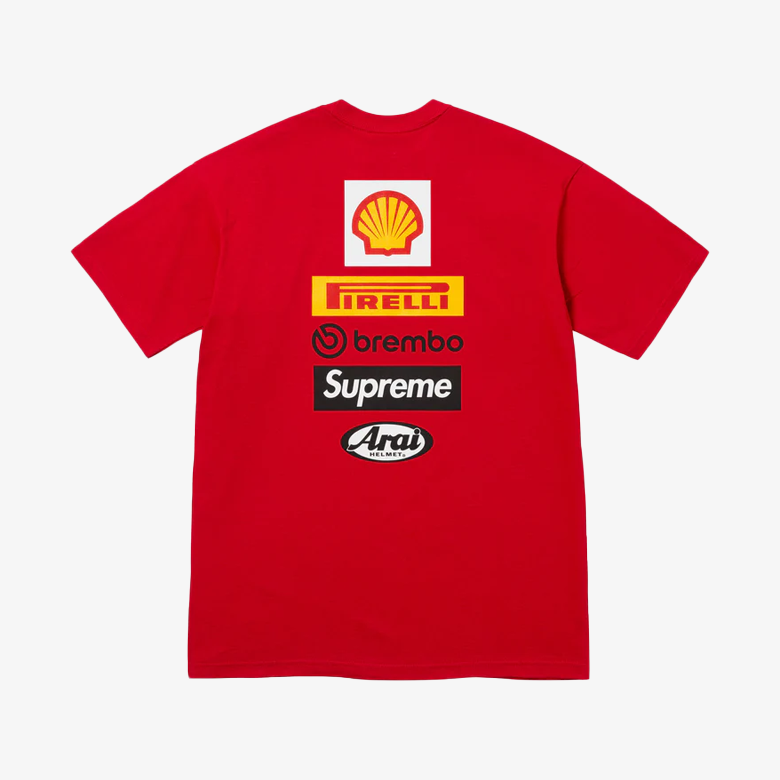 Supreme Ducati Logo Tee Red