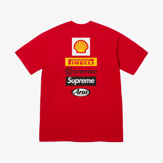 Supreme Ducati Logo Tee Red