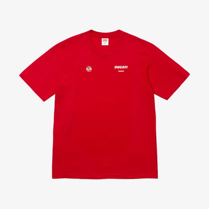 Supreme Ducati Logo Tee Red